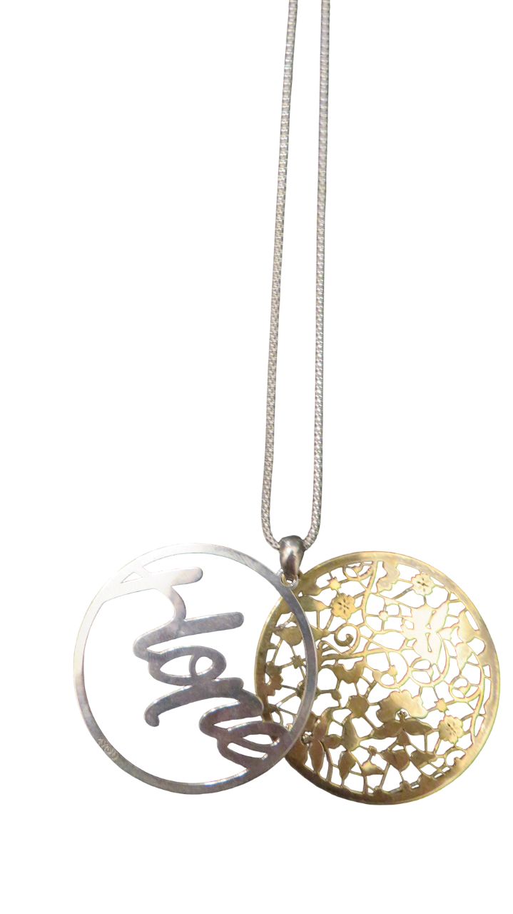 Collana lunga 4you con scritta HOPE