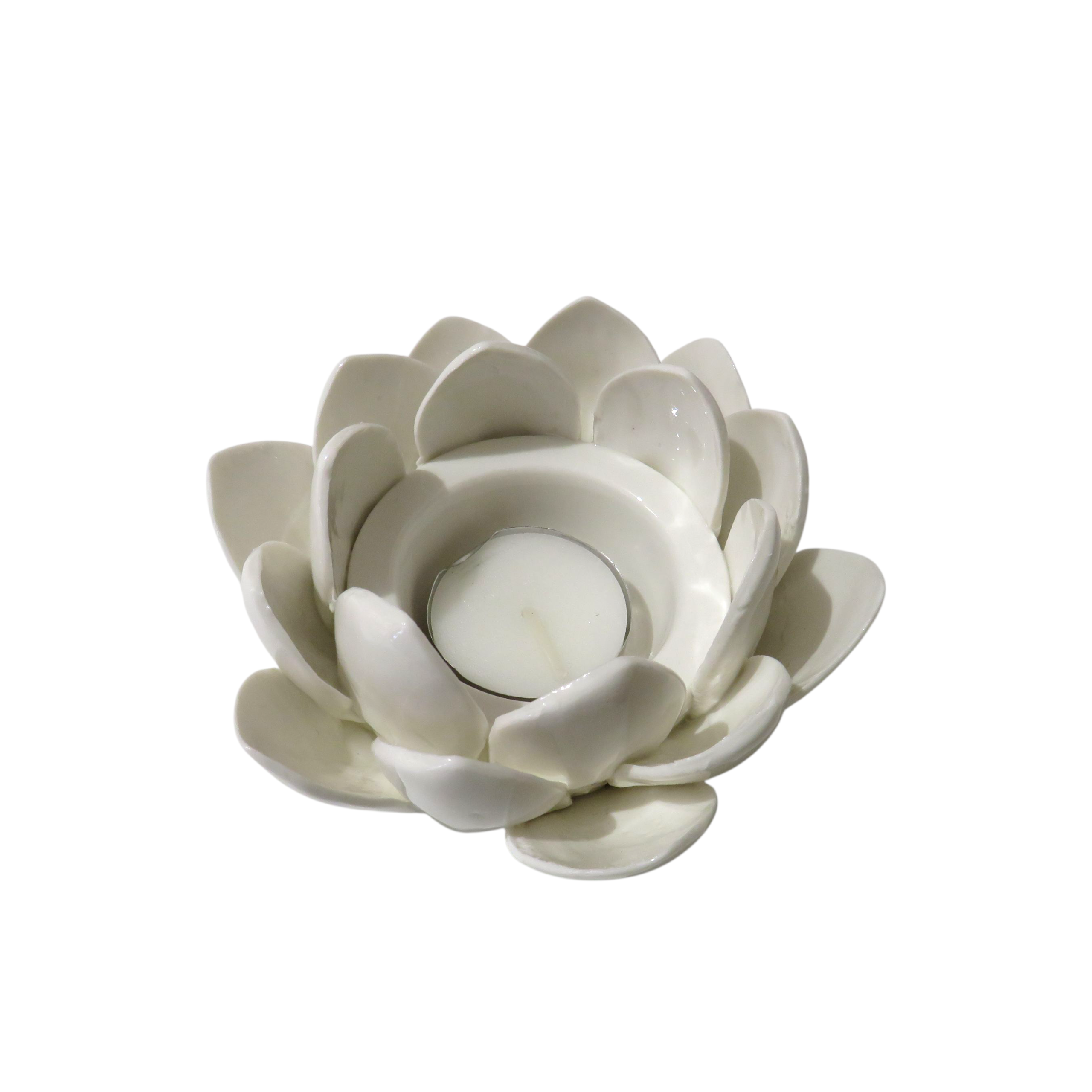 Poishome  Emozioni di ceramica - Candela 11x11x6h