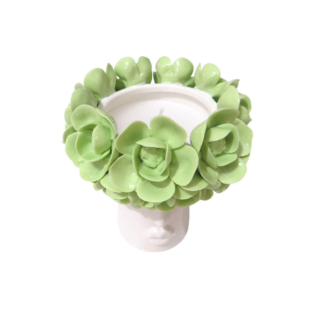 Poishome Emozioni di ceramica - Portacandela 6,8x6,8x12