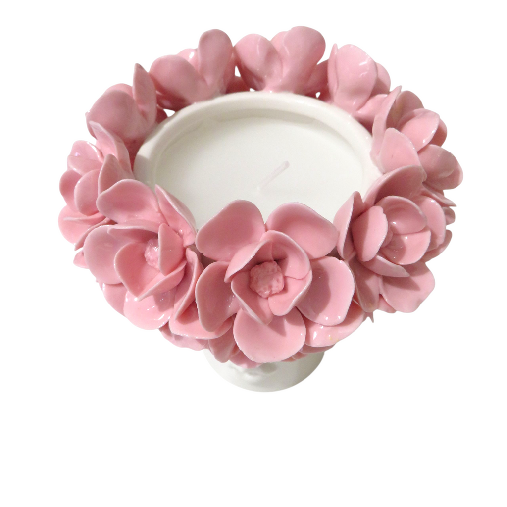 Poishome Emozioni di ceramica - Portacandela 6,8x6,8x12