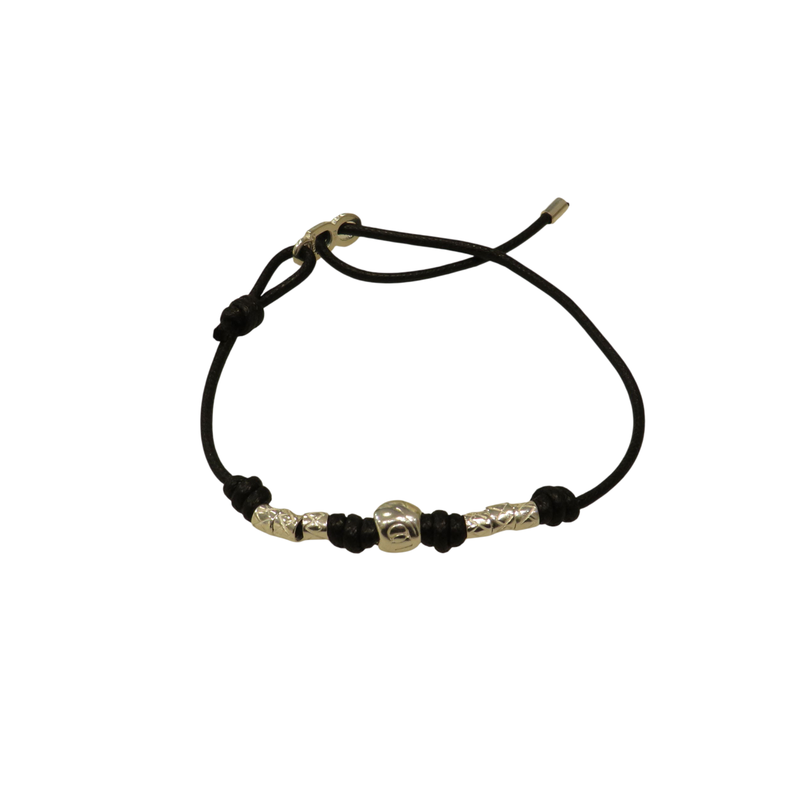 Dodo Mariani Bracciale con laccetto regolabile e pigne arg 925