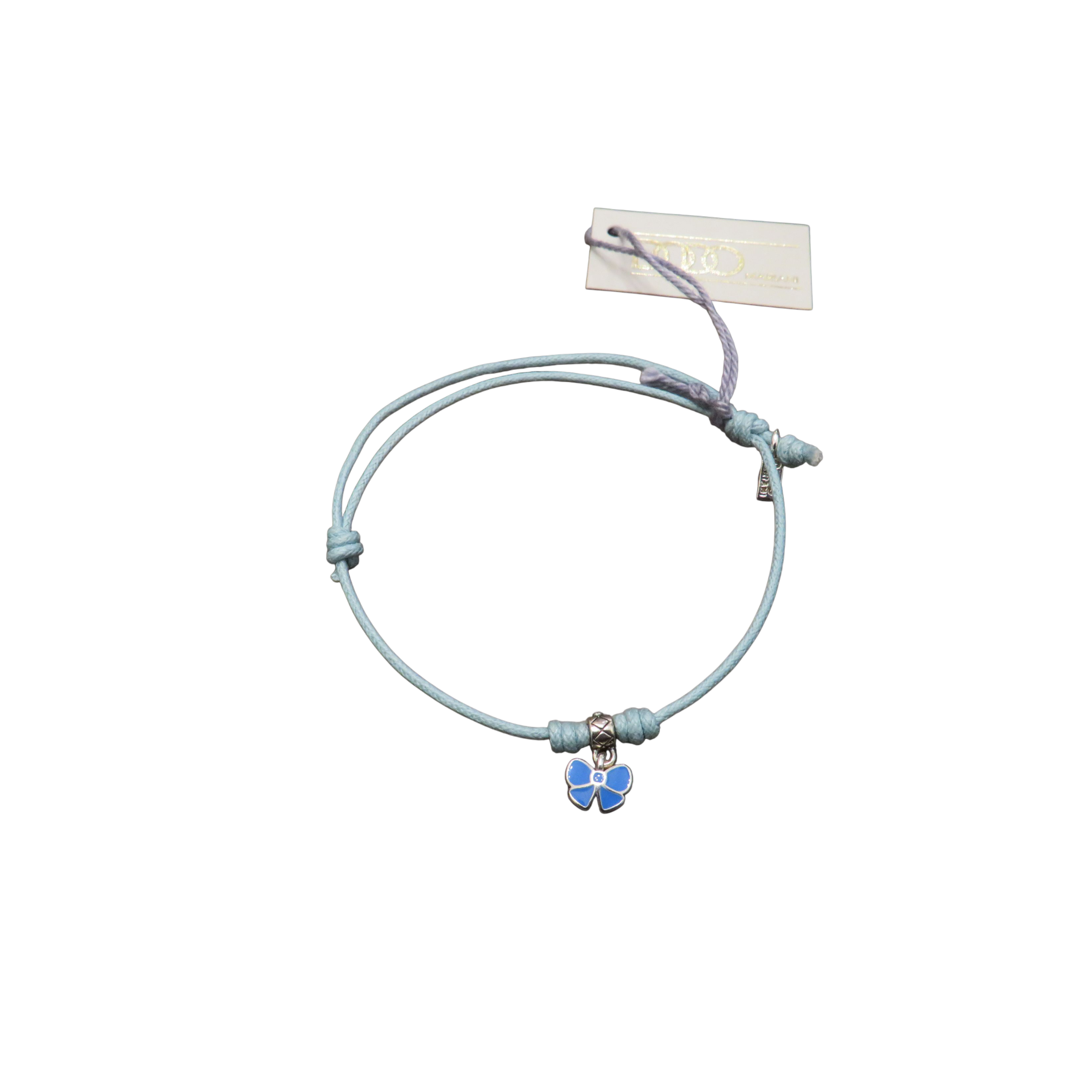 Dodo Mariani bracciale con nodi e farfallina smaltata