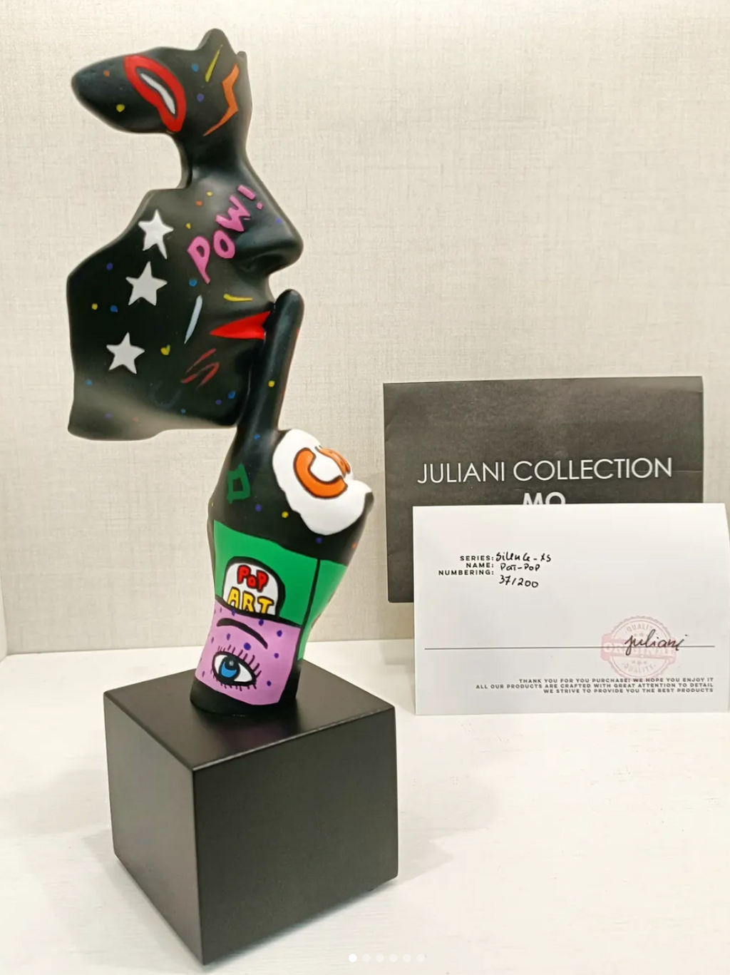 Scultura ONLY LUX - Collezione Juliani - Silent