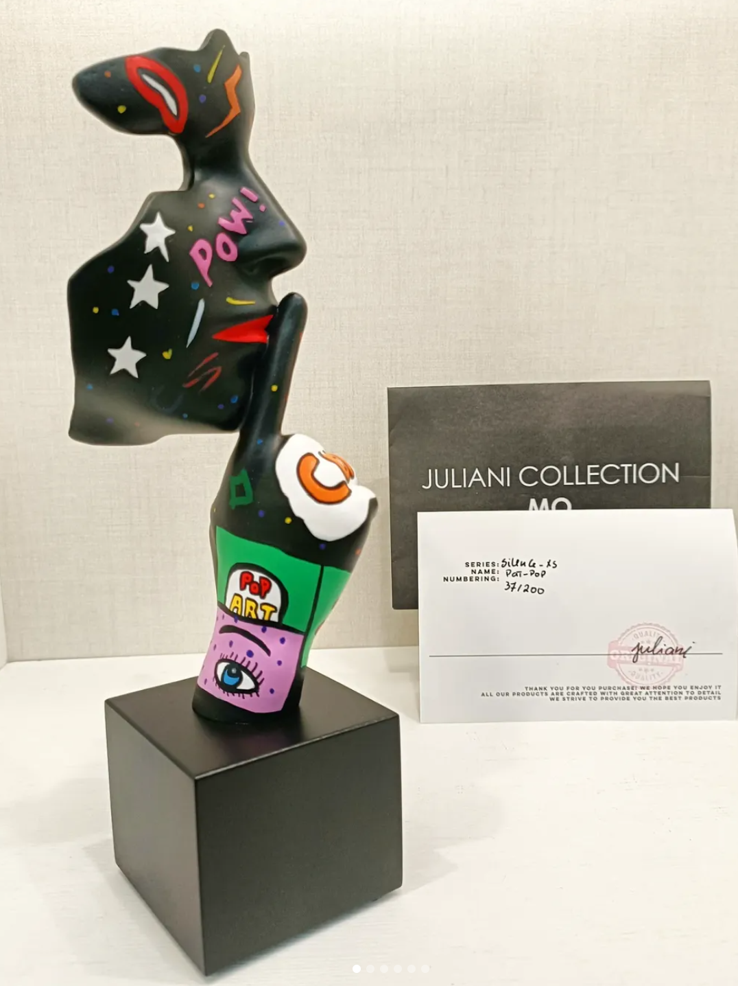 Scultura ONLY LUX - Collezione Juliani - Silent