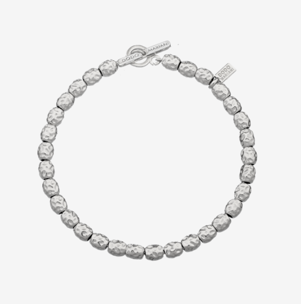 Dodo Mariani - Bracciale OVO ROCK MARTELLATO AG