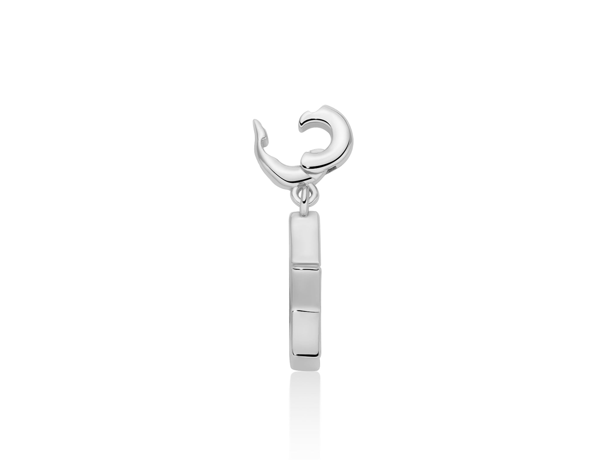 Charm pendente con topazi e argento gufo - Miluna