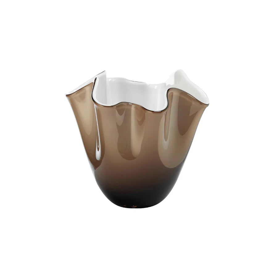 WAVE CACHEPOT MINI H13 OPALE FUME'