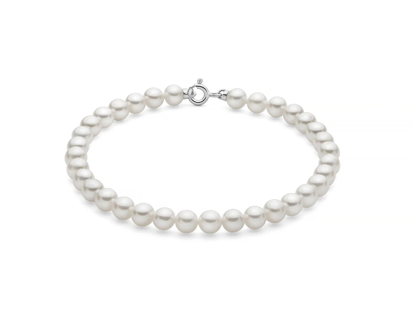 Bracciale Donna Miluna Perle In Oro Bianco 375