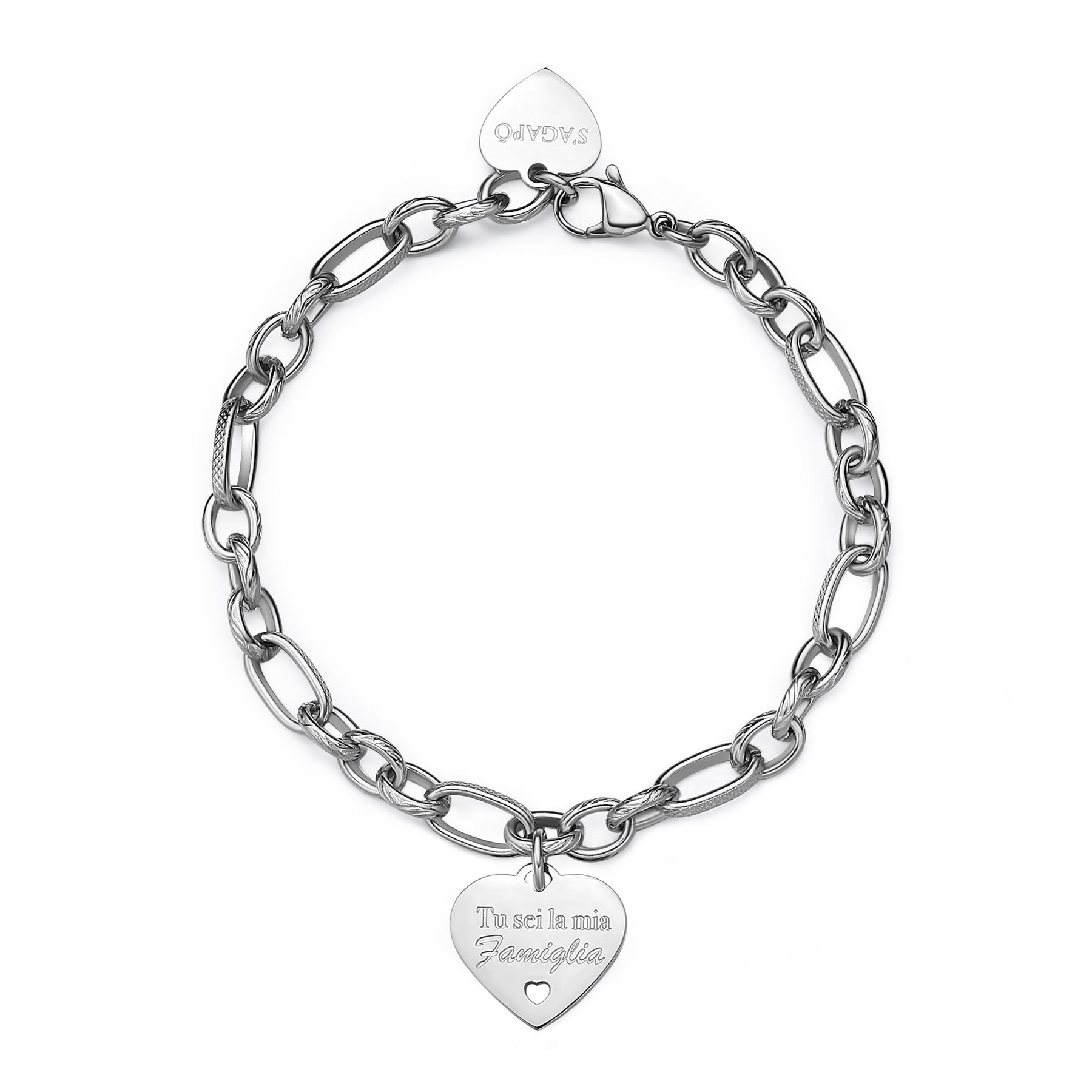 Bracciale "Tu sei la mia famiglia" S'agapò be my family