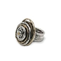 Anello cerchi argento 925 e bronzo - AR101 Mandile