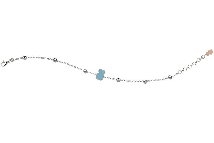 Bracciale con Orso Turchese Nanan