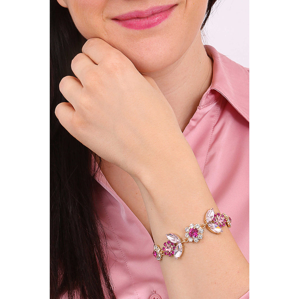 Ottaviani - bracciale dorato con cristalli