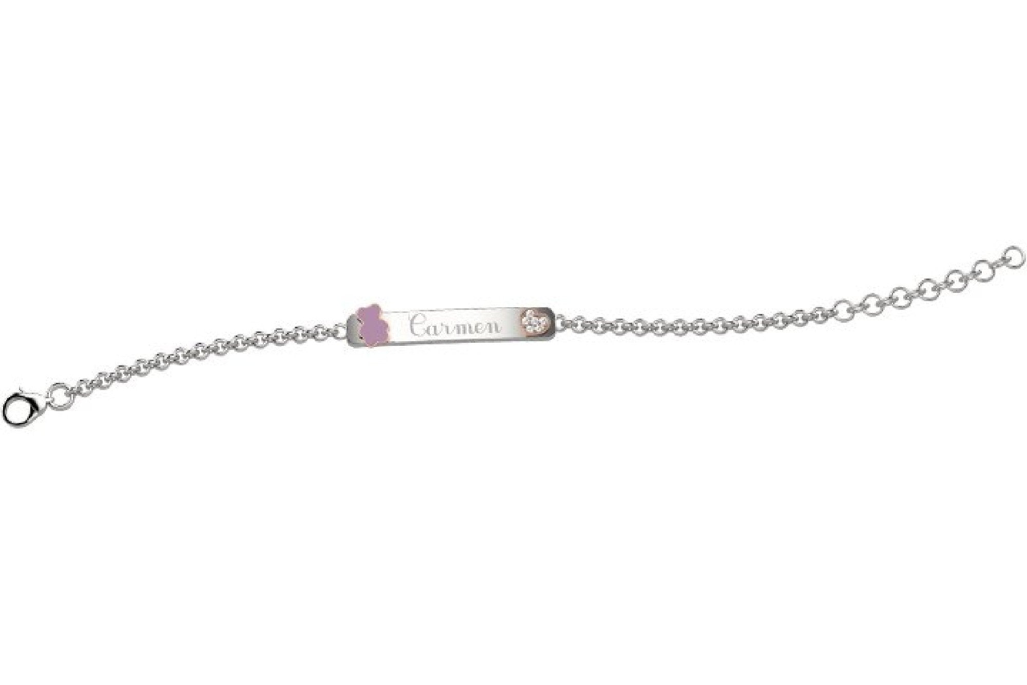 Bracciale Targhetta BimBo Arg 925 - Nanan