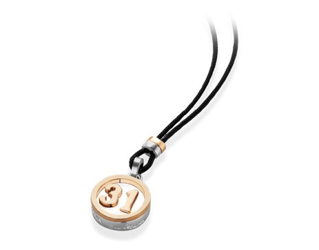 Qabala - collana in argento con numero
