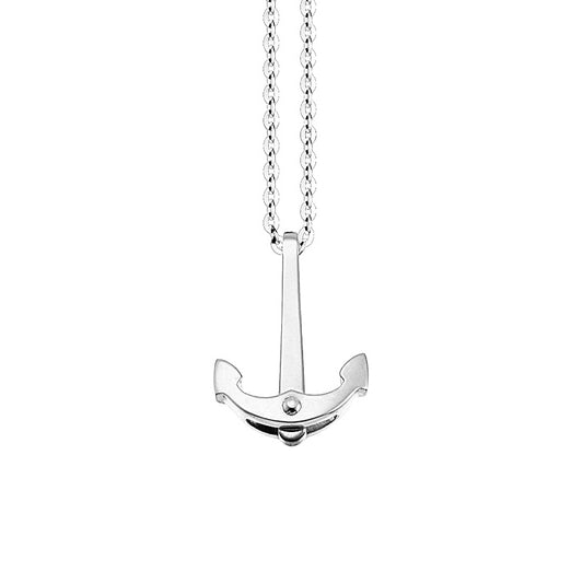 Collana in argento 925 con ancora Zancan