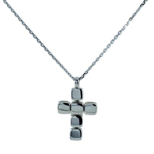 Collana uomo in argento 925 con croce Zancan
