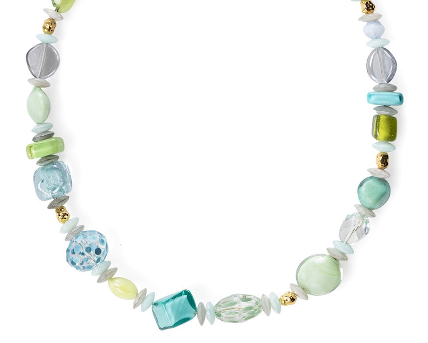 COLLANA LUNGA DOPPIA EVOQUE VERDE