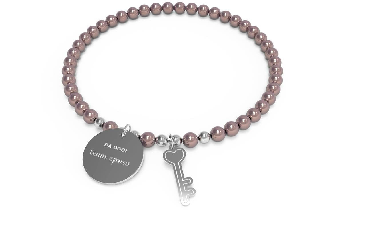 Bracciale 10 buoni propositi "Da oggi team sposa"