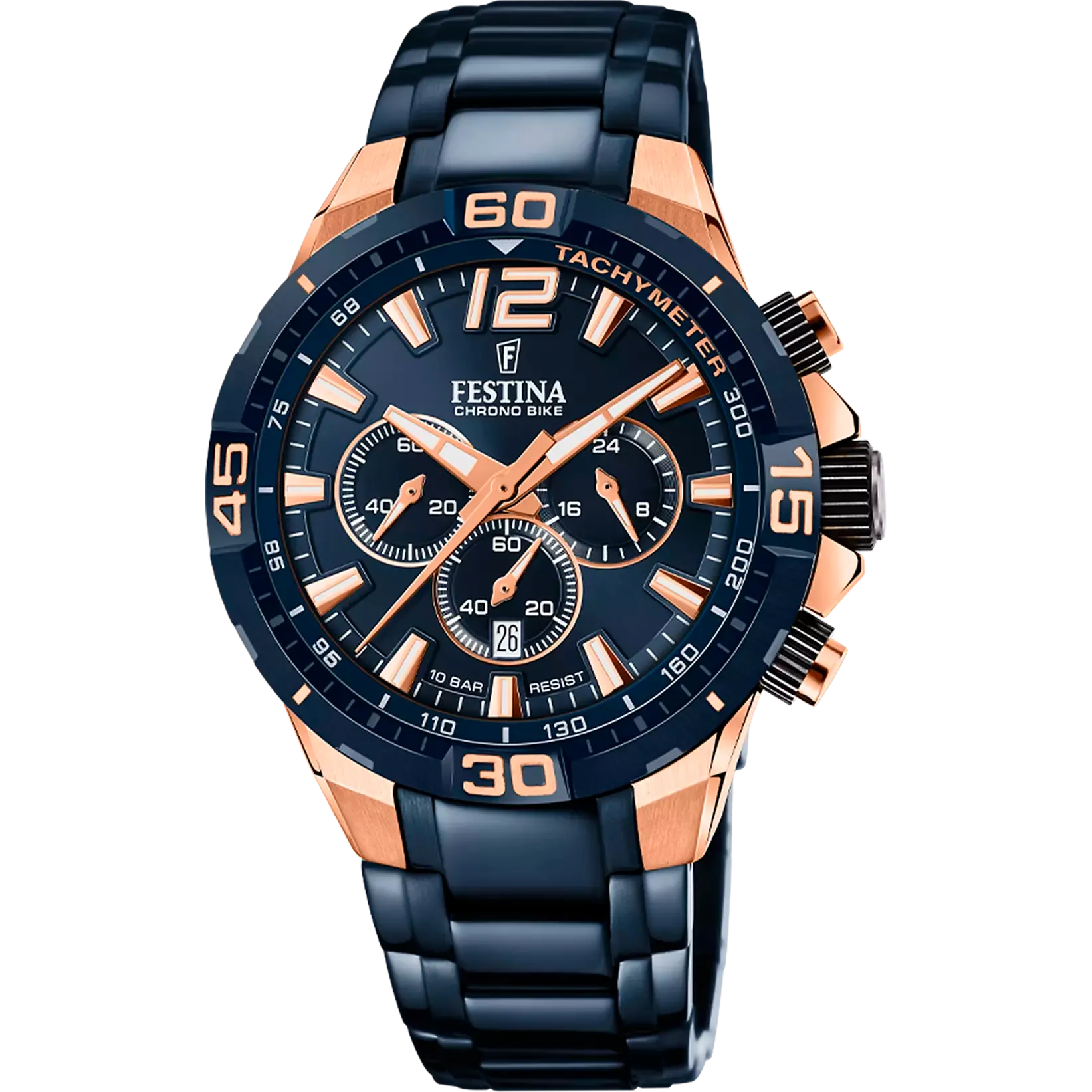 OROLOGIO FESTINA EDIZIONI SPECIALI F20524/1 BLU CINTURINO IN ACCIAIO, UOMO