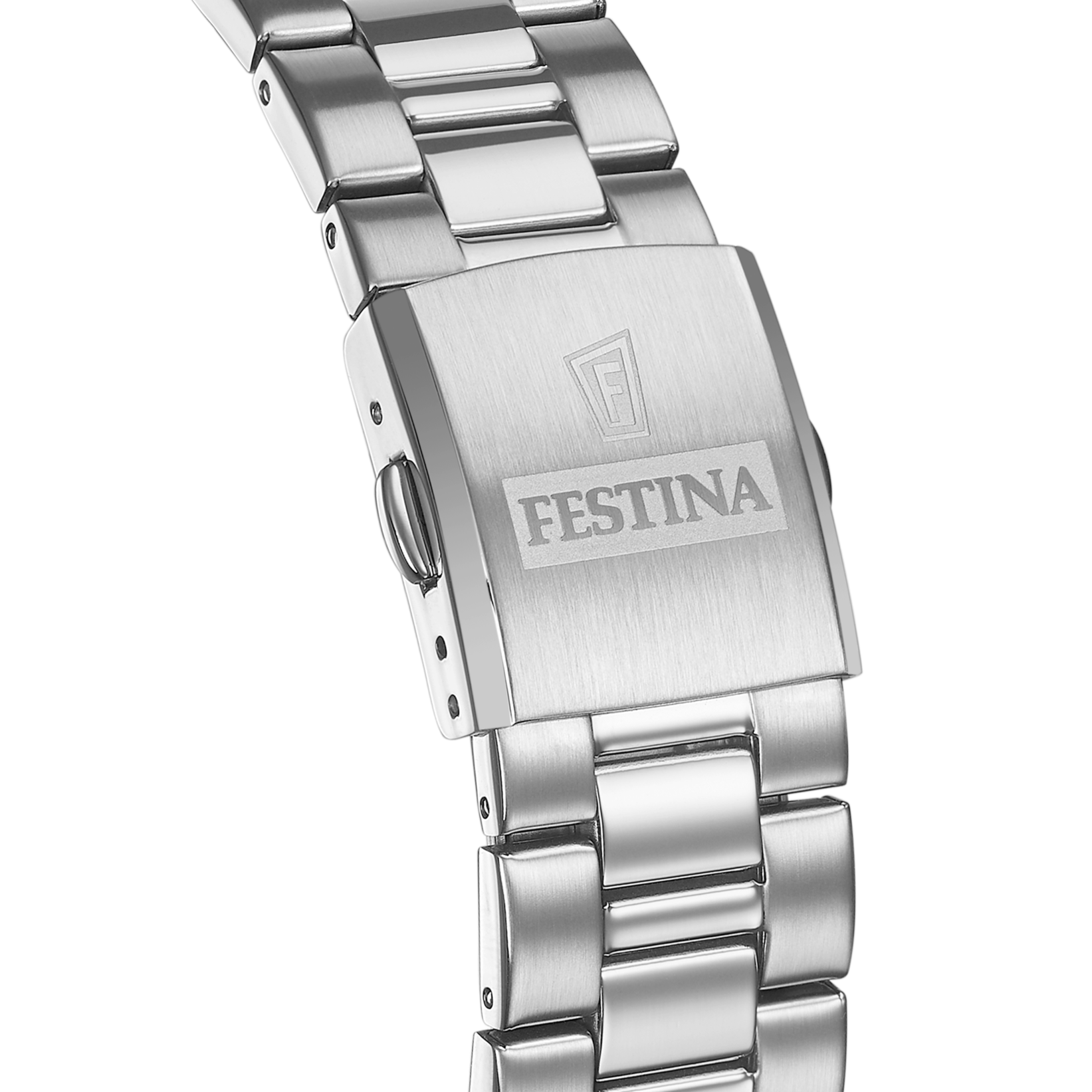 OROLOGIO FESTINA F20552/1 BIANCO CON CINTURINO IN ACCIAIO, UOMO