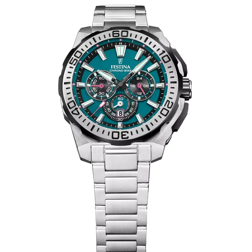 OROLOGIO DA UOMO FESTINA CHRONO BIKE F20724/6 BLU CINTURINO IN ACCIAIO