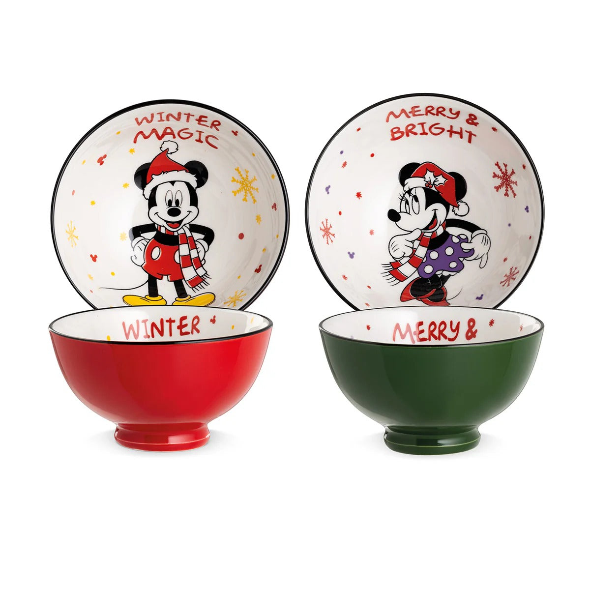 Egan - Set 2 coppette Winter Magic Mickey Mouse & Minnie Mouse ml 300