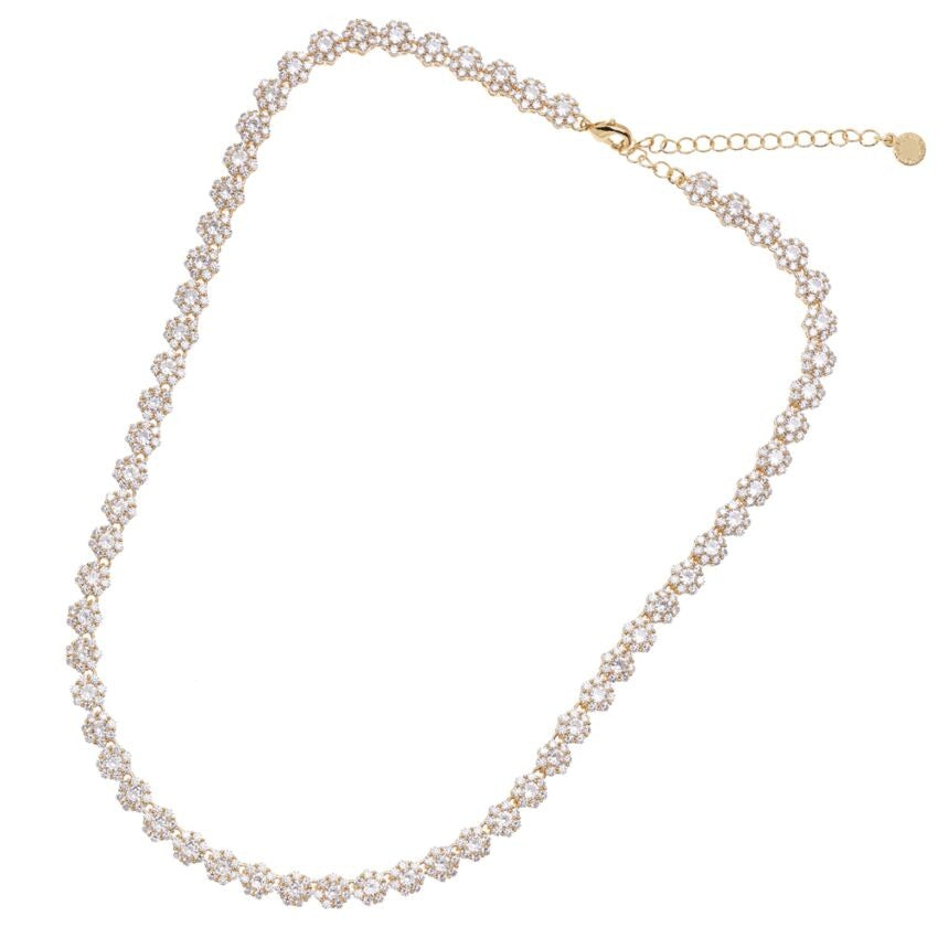 Ottaviani Collana dorata con cubic zirconia