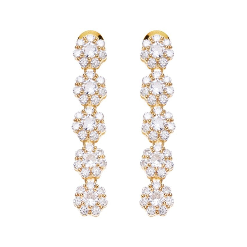 Ottaviani Orecchini dorati con cubic zirconia