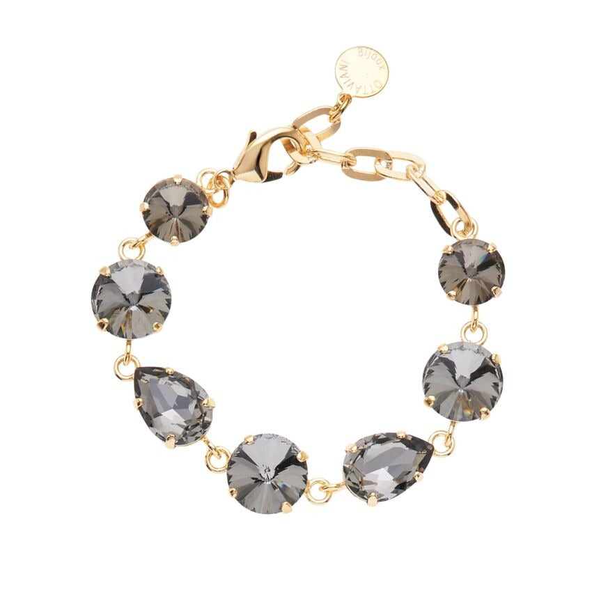 Ottaviani Bracciale placcato oro con cristalli