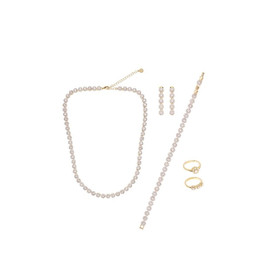 Ottaviani Orecchini dorati con cubic zirconia