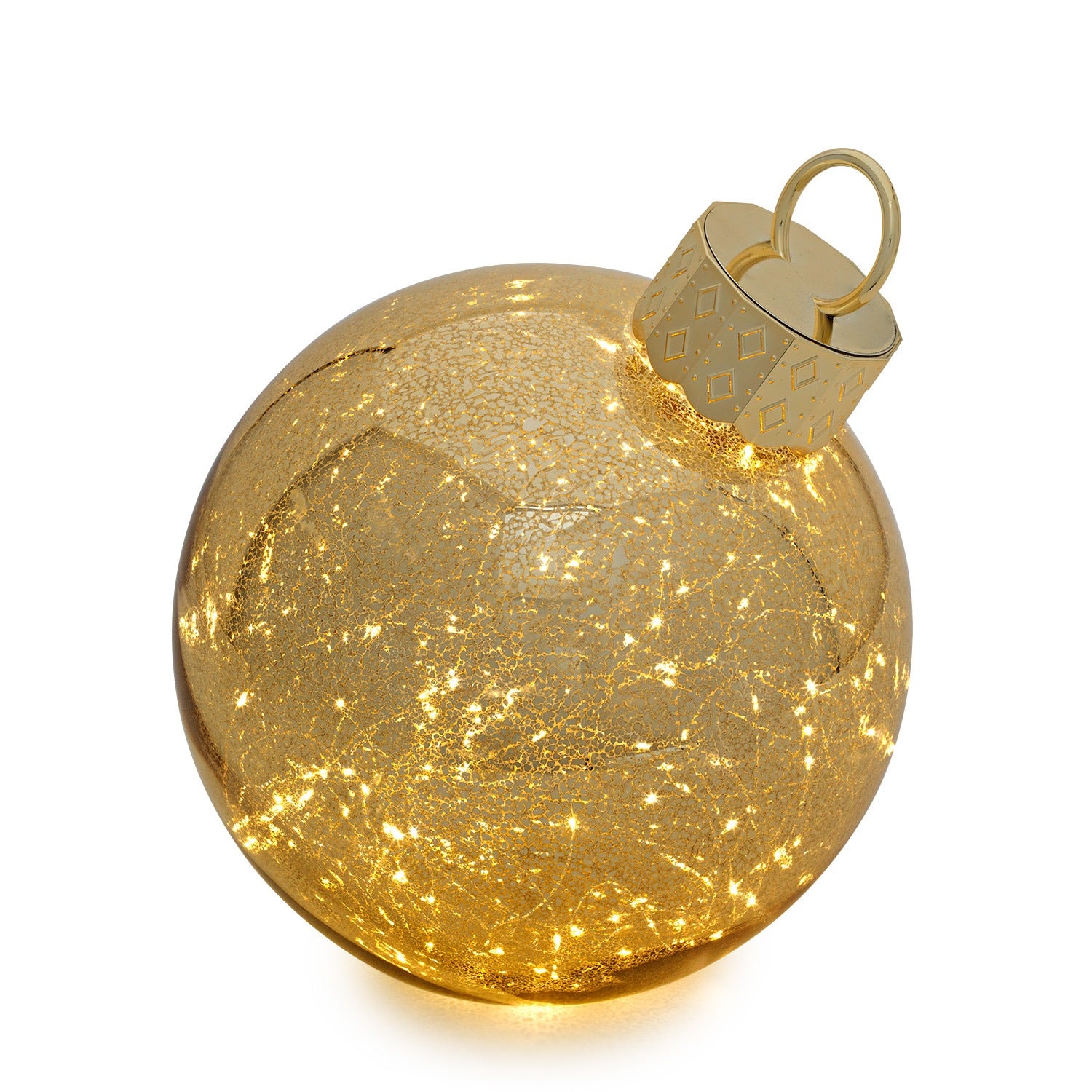 Henriette - SFERA IN VETRO DORATO C/LUCE