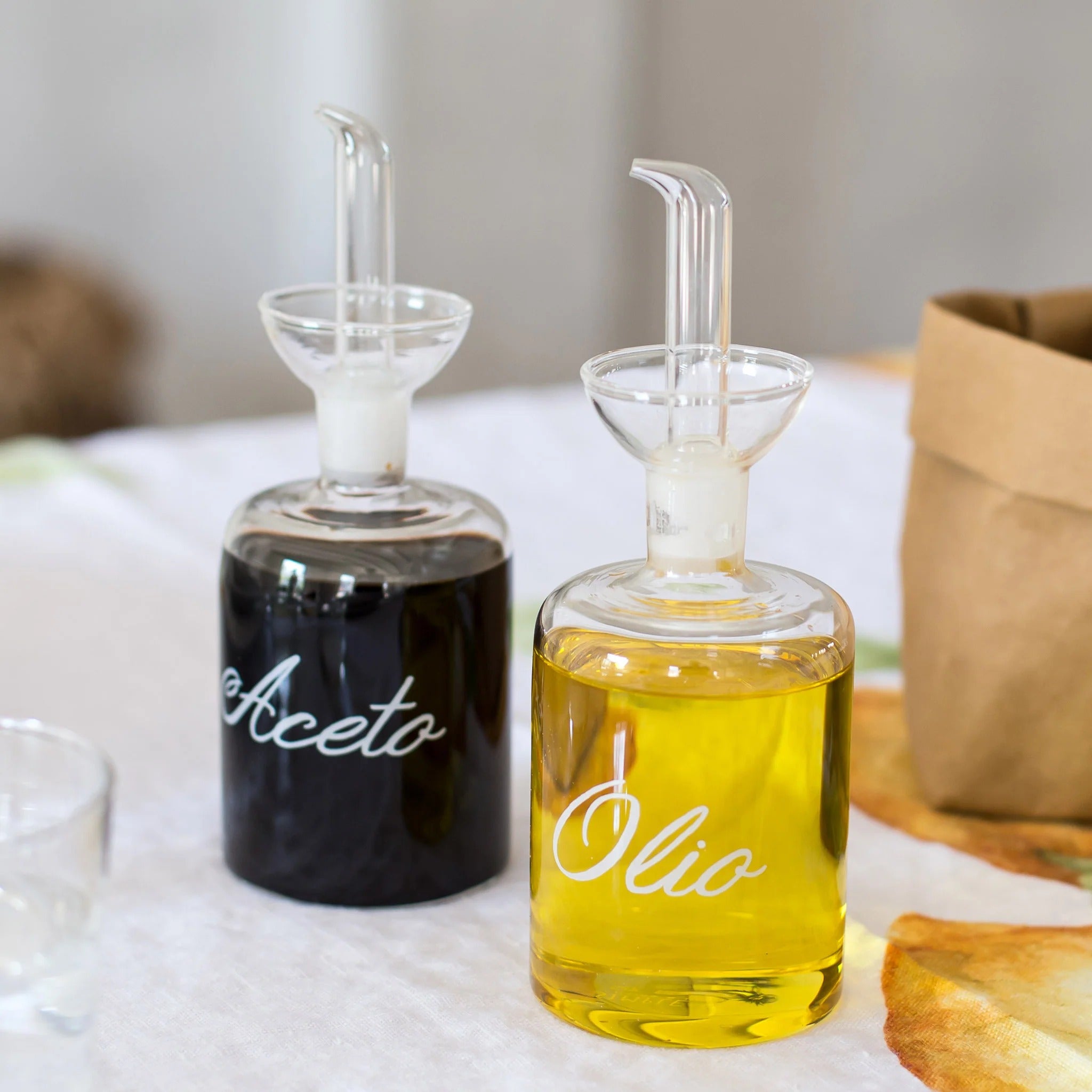 Simple Day Set 2 bottiglie Olio Aceto