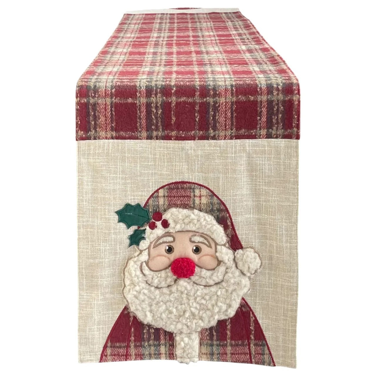 Clodette - runner ricamo Babbo Natale