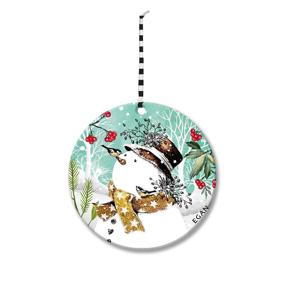 Egan pendaglio Natale Pupazzo di neve D.7