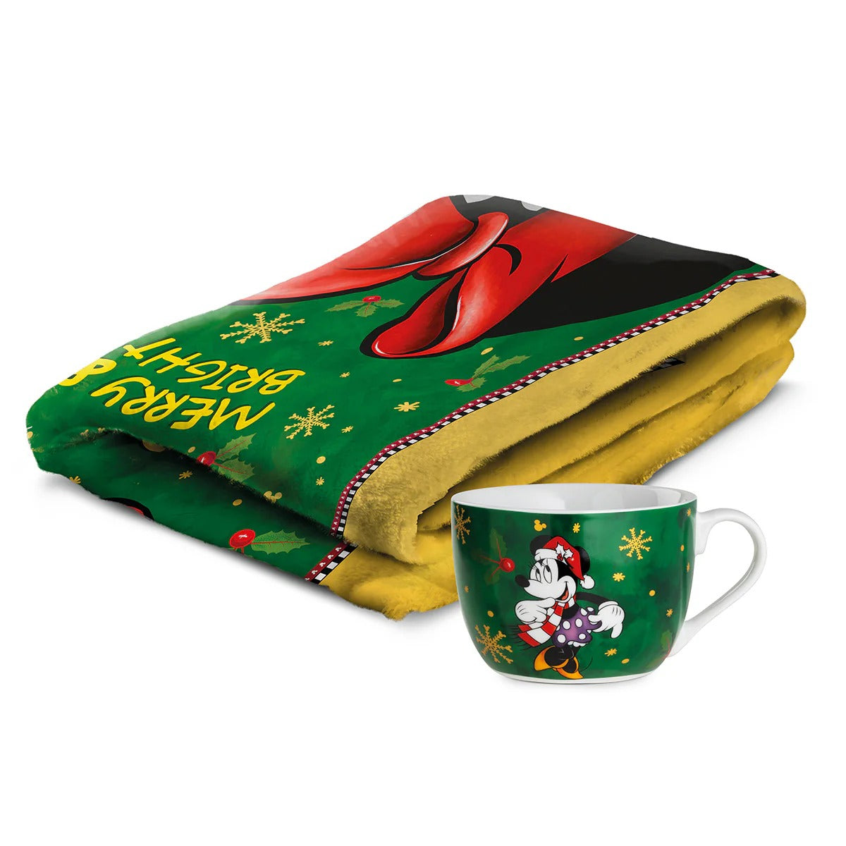 Egan - Set plaid+tazza colazione Winter Magic Minnie Mouse ml 520