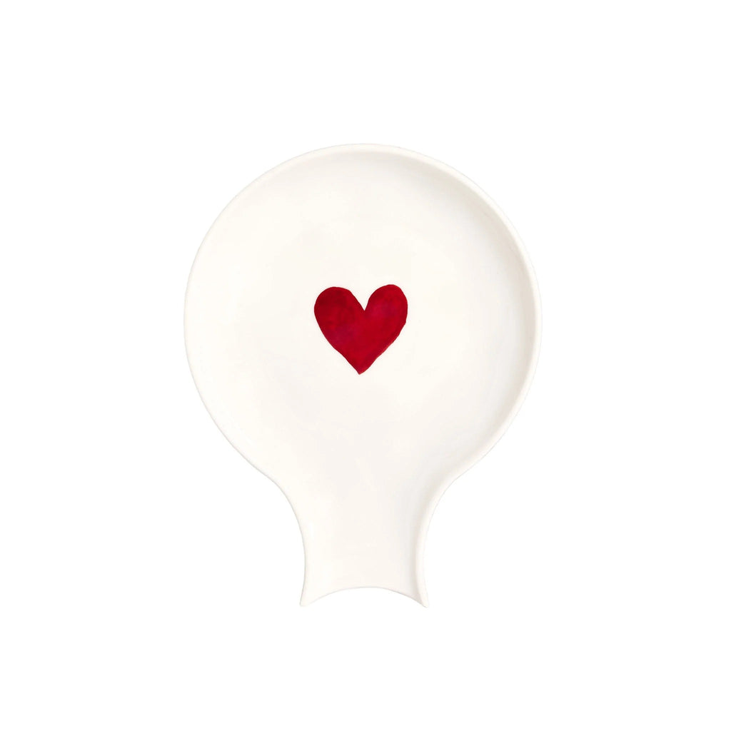 Simple day poggiamestolo cuore rosso