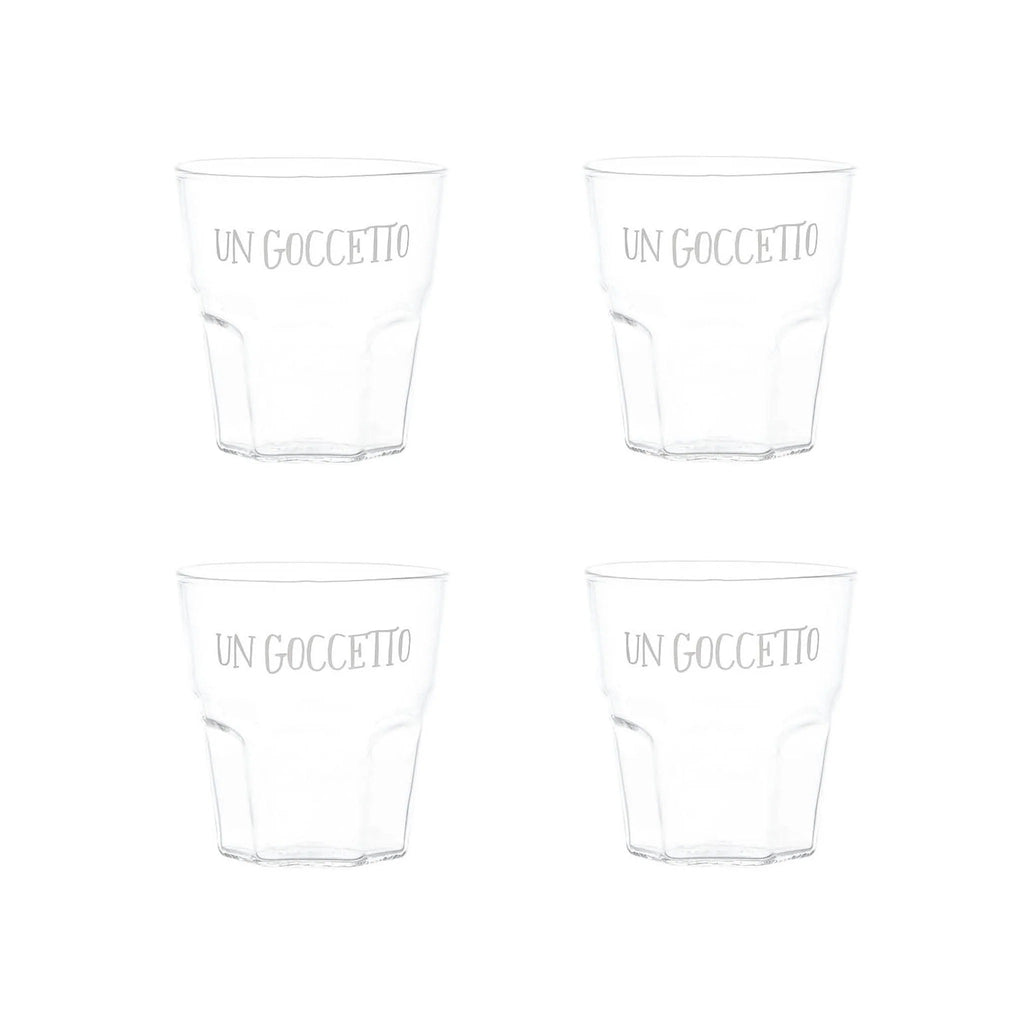 Simple Day Set 4 bicchieri liquore Un Goccio