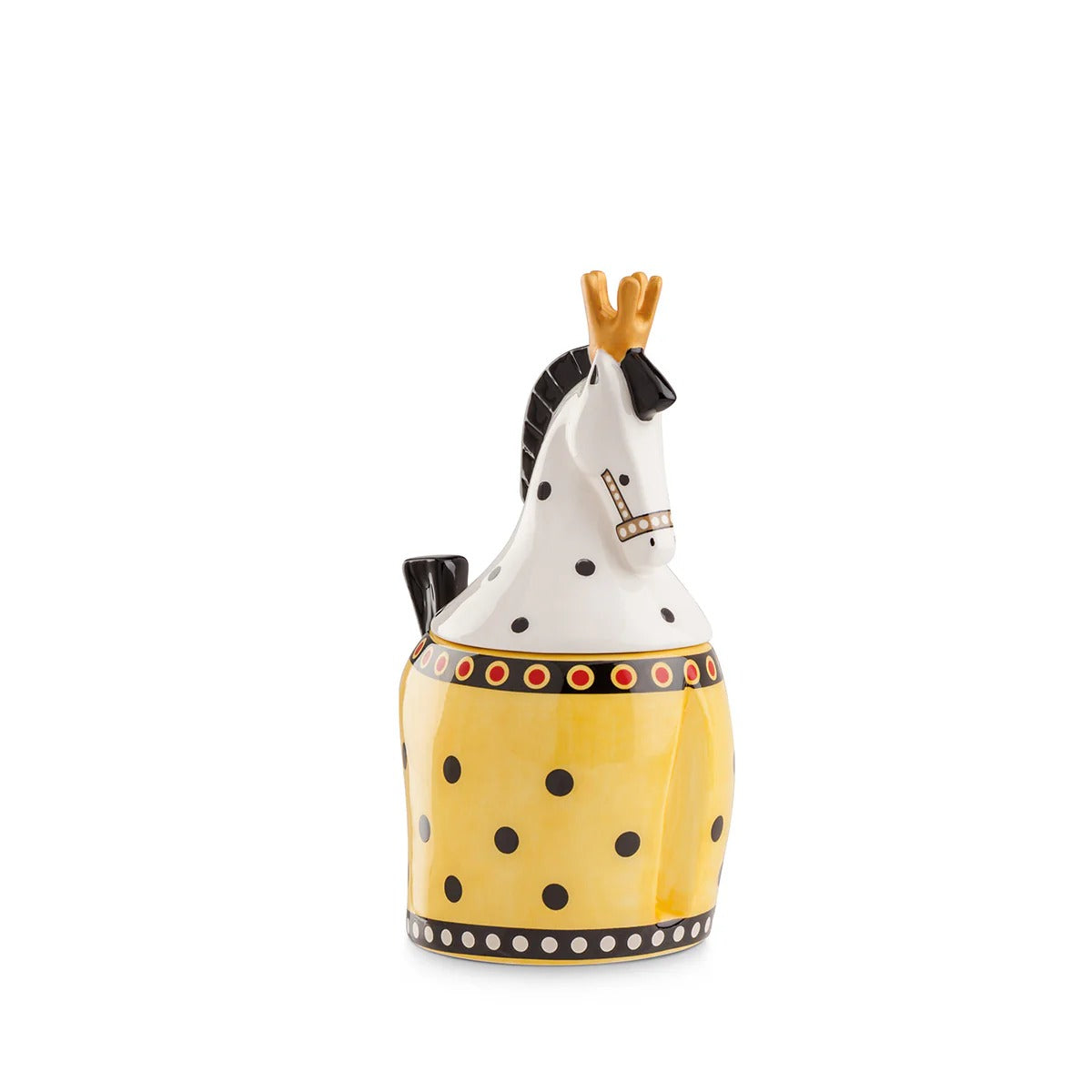 Egan Contenitore Cavallo I Girgenti Giallo 10X18
