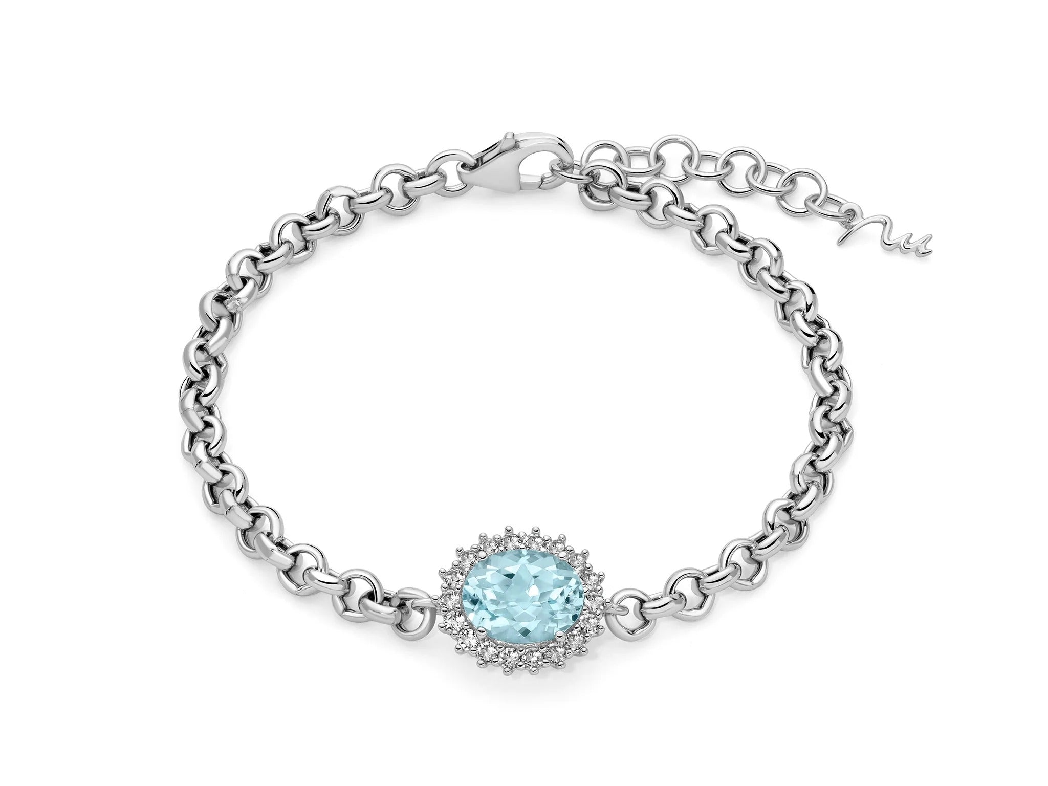Bracciale Gemma del Cielo ovale medio