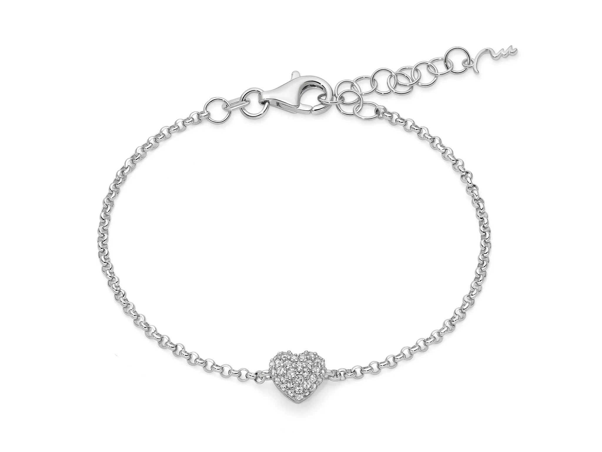 Miluna Bracciale Giochi di Luce cuore piccolo