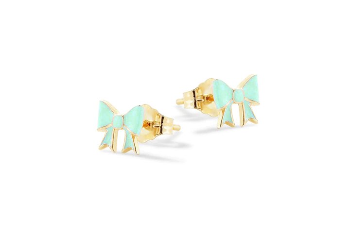 Orecchini Fiocchetti Azzurri Argento - NANAN