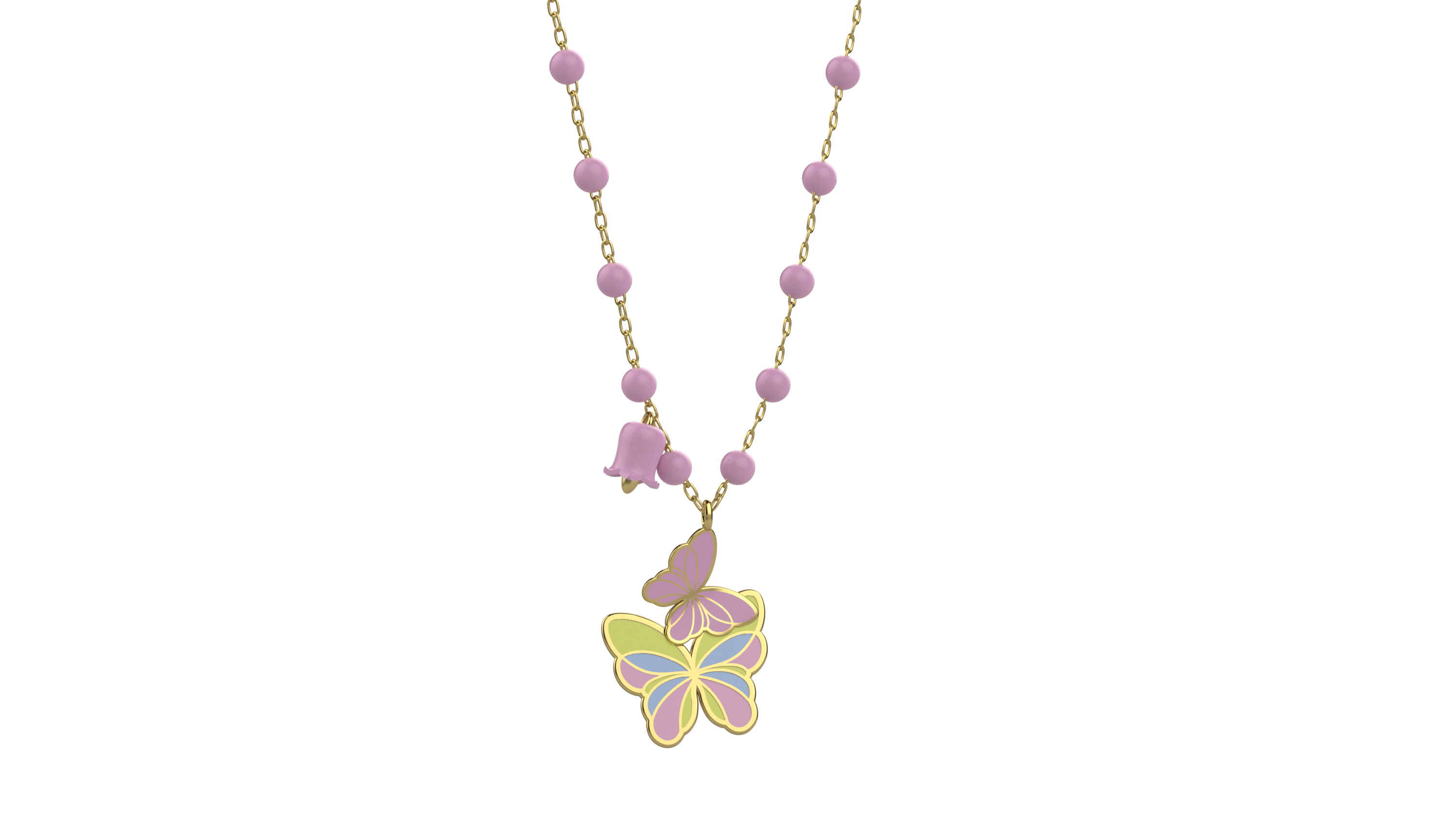 Bracciale incidibile Bimbi con Fatina dei Sogni Rosa Argento 925 - Nanan