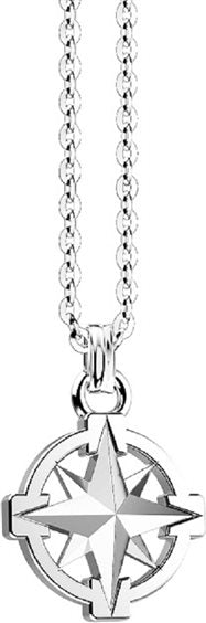 Collana in argento 925 con Rosa dei venti Zancan