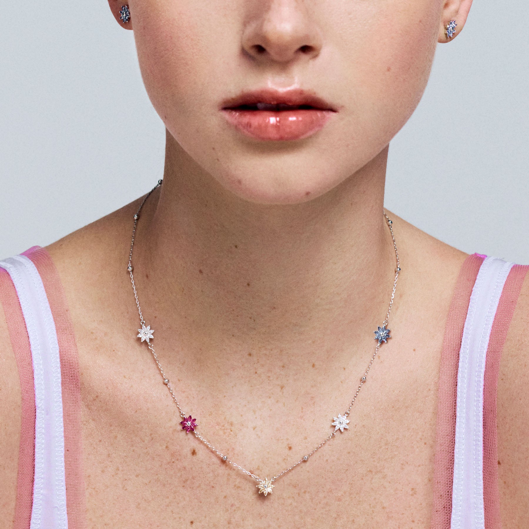 Collana corta - Rosato