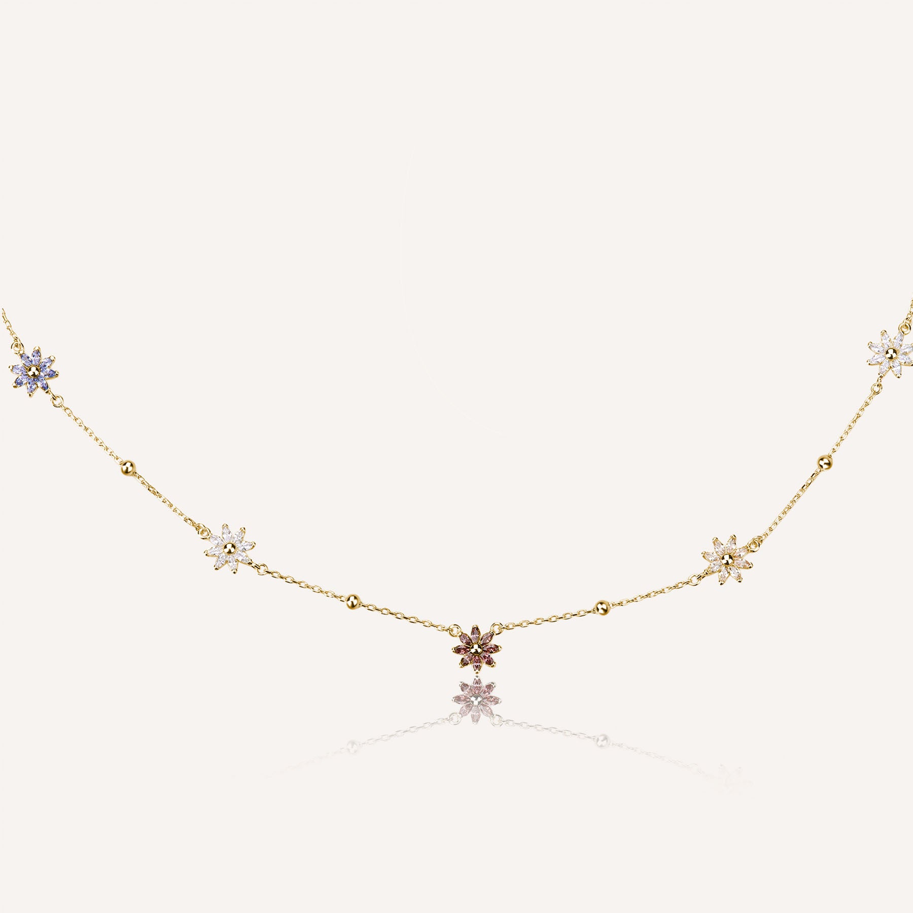 Collana corta - Rosato