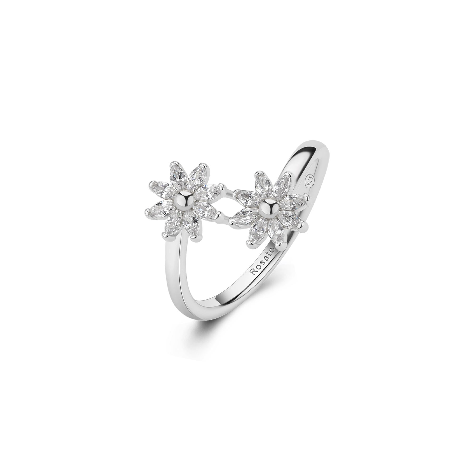 Anello fiori - Rosato