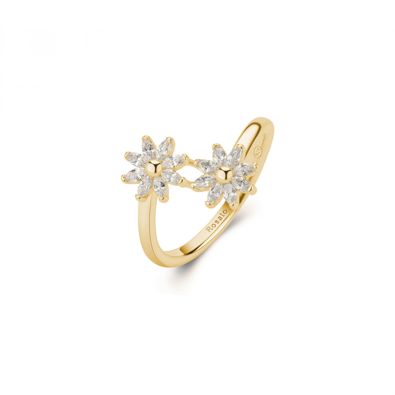 Anello fiori - Rosato
