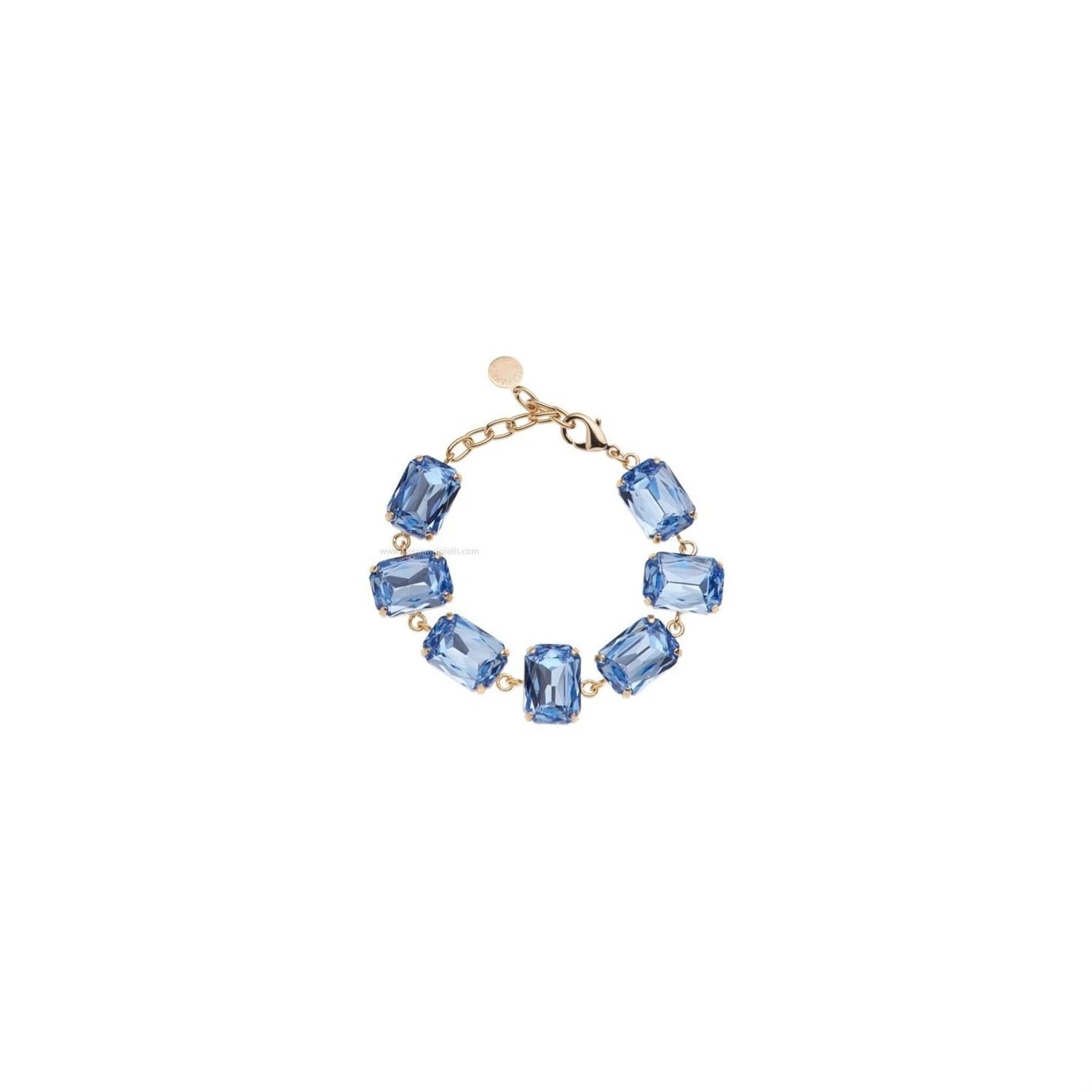 Ottaviani - Bracciale dorato con cristalli blu